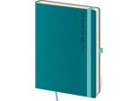 Taccuino Flexies Petrol Blue - Foderato L, 14,5 × 20,5 Cm