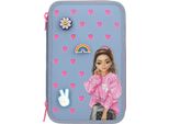 Topmodel Astuccio Per Matite A 3 Scomparti Con Puntine In Silicone