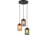 Trio-Leuchten Lampada A Sospensione Cork Dh 30X150 Cm Lampada A Sospensione Colorata