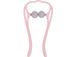 Massaggiatore Per Il Collo, A Forma Di U E Maneggevole, Per Massaggi Shiatsu E Trigger Point, Colore Rosa