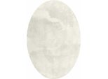 Tappeti Ovali Vidaxl Huarte Crema 200 X 140 Cm 100% Poliestere