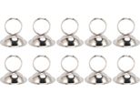 10 Segnaposto, Porta Biglietti In Filo Metallico, Per Menu, Foto, Matrimoni, Ricevimenti, Feste, Argento