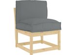 Vidaxl Cuscino Antracite 50 X 40 X 12 Cm Tessuto Oxford