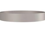 Vidaxl Anello Per Piante Marrone 120 X 120 X 20 Cm Acciaio Resistente Alle Intemperie