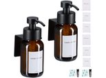 Relaxdays Distributore Di Sapone Per Montaggio A Parete