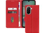 Avizar, Custodia A Portafoglio Per Redmi A5 Con Supporto Video, Rosso