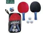 Set Da Ping Pong Sportx Con Palline In Borsa Qualità 4 Stelle