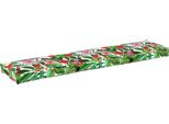 Vidaxl Cuscino Pallet Floreale Giungla Tropicale 180 X 40 X 8 Cm