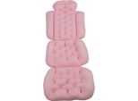 Cuscino Da Bagno Per Adulti - Sfoderabile E Lavabile Con Ventose - Cuscino Rosa Per Tutto Il Corpo Per Il Benessere E Il Relax