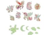 Set Di Unicorni Incredibilmente Belli Che Si Illuminano Al Buio | 6 Pezzi