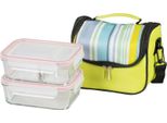 Contenitore Magichome, Set 2 Pz, 2 X 900 Ml, Rettangolare, Con Box Refrigerante, Termobox, Borsa Termica, In Vetro