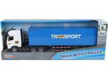 Camion Giocattolo 2-Play Con Rimorchio Attrito Luce Suono 38 Cm