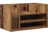 Vidaxl Organizzatore Da Scrivania In Legno Recuperato 44,5 X 24 X 25 Cm Materiale A Base Di Legno