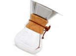 Versare 800 Ml Sulla Caffettiera Manuale In Vetro Borosilicato Ad Alta Resistenza Con Filtro In Acciaio Inox