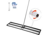 Rastrello Per Prato Vevor, Livellatore Per Prato 254 X 1219 Mm, Livellatore Da Giardino Per Impieghi Gravosi, Semplice Strumento Di Livellamento Del Prato Per Giardini E Campi Da Golf