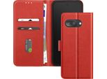 Avizar, Custodia Google Pixel 9A Flap Wallet Video, Rosso
