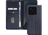 Avizar, Custodia Xiaomi 15 Flap Wallet Video, Blu Scuro