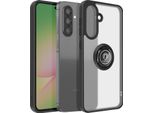 Avizar, Hulle Galaxy A56 Anello Magnetico Traslucido, Nero
