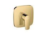 Hansgrohe Fertigmontageset Talis E Up-Brause-Einhebelmischer, 1 Verbr., Pol. Gold Optic (71765990)
