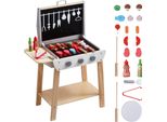 Bambini Bbq Griglia Cucina Cucina Cibo Giocattolo Set Gioco Di Ruolo 21 Pezzi