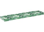 Vidaxl Cuscino Per Pallet Motivo Foglie Verdi 180 X 40 X 8 Cm Tessuto Oxford
