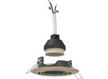 Vidaxl Spotlight 12 Pezzi Ottone 9 X 9 X 2,5 Cm Metallo