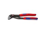 Knipex 87 22 250 Cobra® Quickset Hightech-Wasserpumpenzange Mit Schlanken Mehrkomponenten-HüLlen Grau Atramentiert 250 Mm)