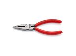 Knipex 08 21 145 Spitz-Kombizange Mit Kunststoff üBerzogen Schwarz Atramentiert 145 Mm)