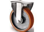 Ruota Fissa Per Carichi Pesanti Ø 125 Mm Portata 700 Kg Ruota Fissa Poliuretano Fuso 135 Mm 110 Mm