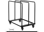 Carrello Per Pannelli Bettizia Carrello Per Pannelli Carrello Per Trasporto Carrello Per Pannelli In Cartongesso Fino A 680KG Nero