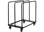Carrello Porta Pannelli Bettizia Con 4 Ruote Universali Fino A 680 Kg, Carrello Porta Pannelli Per Il Trasporto Di Cartongesso, Pannelli In Legno E Cartongesso, Finestre E Molto Altro