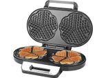 Ferro Per Waffel 1200 W Per Waffel A Doppio Cuore, Ferro Per Waffel A Cuore Con Doppia Piastra Per Waffel, Controllo Continuo Della Temperatura, Rivestimento Antiaderente, Alloggiamento In Acciaio Inox, Custodia Per Cavo