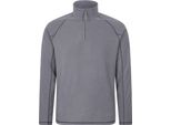 Mountain Warehouse - Top In Pile "Ashbourne Ii"" Con Mezza Zip Da Uomo MW1539 (L) (Charcoal)"