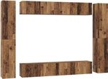 Vidaxl Set Di Mobili Tv 10 Pezzi In Legno Di Recupero 30,5 X 30 X 90 Cm Materiale A Base Di Legno