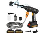 Idropulitrice A Batteria, 30000 Giri/Min, Portata 10 L/Min, Multifunzione, Con 2 Batterie, Elettrica