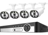 Sistema Di Telecamere A Circuito Chiuso, Canale, Risoluzione 5MP, Rilevamento Facciale Ai, 8CH Nvr 4 Telecamere, Nessuna