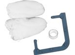 2 Set Triangolo Supporto Filtro Stabile Angolo Filtro Lavello Con 100PCS Sacchetto Filtro Lavello Per Rifiuti Cucina Avanzi Blu