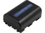 Avizar, Batteria Sony NP-FM50 / NP-QM51 Agli Ioni Di Litio Per Videocamere 7,4V 1500Mah, Nero