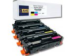 4X Toner Per Canon CRG-055H Cmyk Set Con I-Sensys Chip Lbp664Cx Mf744Cdw