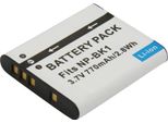 Avizar, Batteria Sony NP-BK1 Agli Ioni Di Litio Per Fotocamera 3,7V 770Mah, Bianco