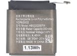 Avizar, Batteria Di Ricambio Huawei Watch Gt 3 42 Mm 3,87 V 292 Mah Li-Polymer, Nero
