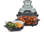 Ninja Crispi Singolo 3,8 L 1700 W Friggitrice Ad Aria Calda Verde, Grigio, Trasparente