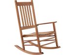 Sedia A Dondolo – Sedia A Dondolo Per Adulti – Effetto Legno – Interni Ed Esterni – Soggiorno, Camera Da Letto, Balcone E Giardino