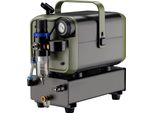 Compressore Per Aerografo Wiltec HS-679F 1/6 Hp, Compressore D'aria Da 28 L/Min, Compressore Per Pistola Per Aerografo Con Supporto, Compressore D'aria Con Manometro Per Progettazione Aerografo