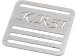 Fibbia Per Portapacchi, "KR51"", Acciaio Inossidabile - Per Simson KR51/1, KR51/2"