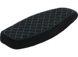 Sedile "Diamond"" Nero/Verde - Per Simson S50, S51, S70"