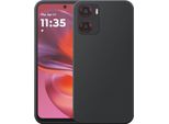 Adatto Per Motorola Moto G05 / E15 Custodia Del Telefono Custodia Flessibile In Silicone Tpu - Custodia Posteriore Flessibile In Silicone Tpu - Nero - Smartphonics