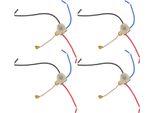 4Pcs Interruttore Della Luce Del Ventilatore Del Soffitto Sostituzione Lampada Tirare Interruttore A Catena 3 Fili Interruttore Della Lampada Del Ventilatore Del Soffitto 250V 125V