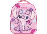 Lilo & Stitch 3D 26X32X10 Cm Zaino Rosa Rosa Taglia Unica