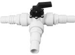 Valvola Dell'acqua A 3 Vie Deviatore Per 1,25 Pollici 1,5 Pollici Filettatura Femmina Abs Pvc 3 Vie Tubo Adattatore Per Giardino Piscina